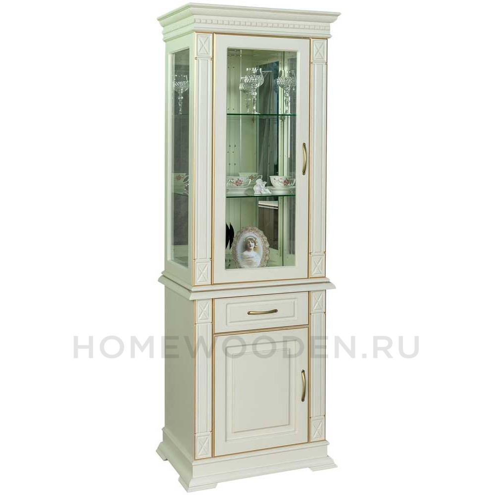 Шкаф комбинированный Верди Классик 1з П1.0487.0.34 (П487.34з)