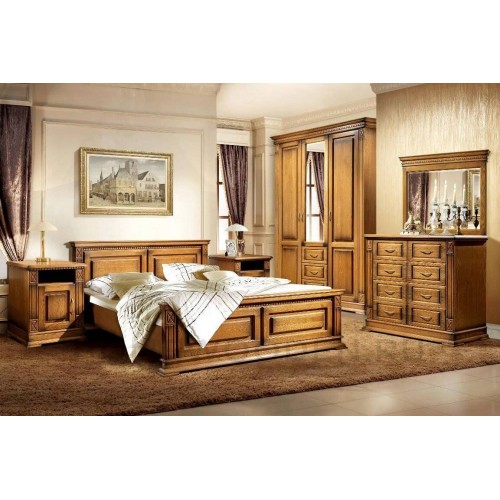 Спальня Верди Классик Дуб рустикаль с патинированием