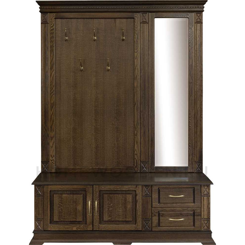 Тумба с вешалкой и зеркалом Верди Классик П3.0487.3.04 (П433.04Z)