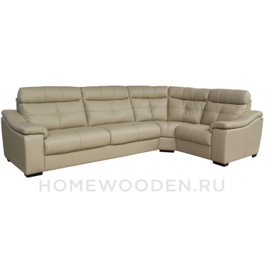 Диван угловой кожаный Барселона 2