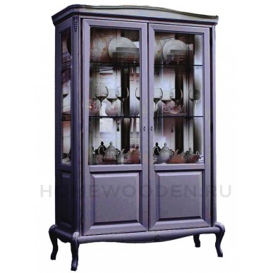 Шкаф с витриной Мокко ММ-306-02