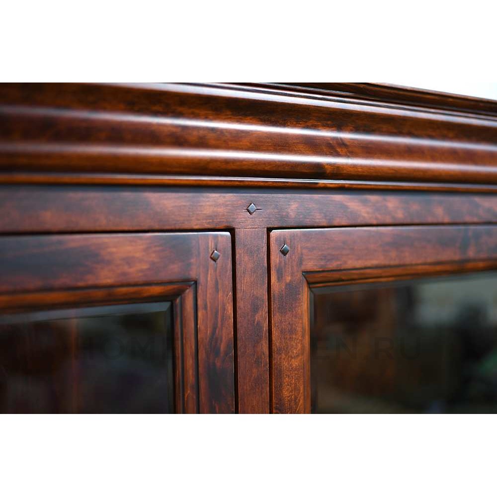 Шкаф с витриной Луи Филипп ОВ 28.02