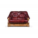 Кожаный Диван двухместный Гамлет