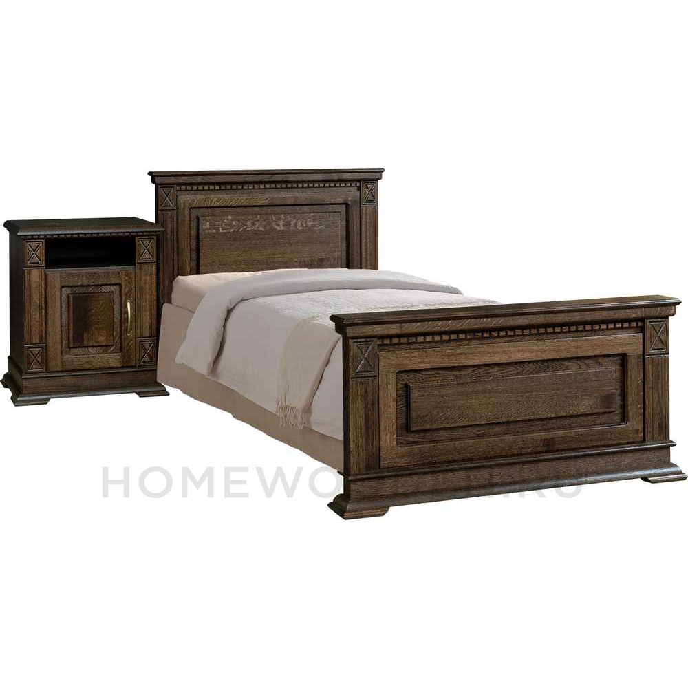 Кровать одинарная Верди Классик с высоким изножьем П3.0487.1.04 (434.05м)