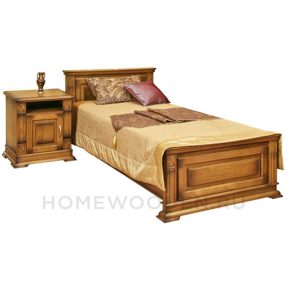 Кровать одинарная Верди Классик с высоким изножьем П3.0487.1.04 (434.05м)