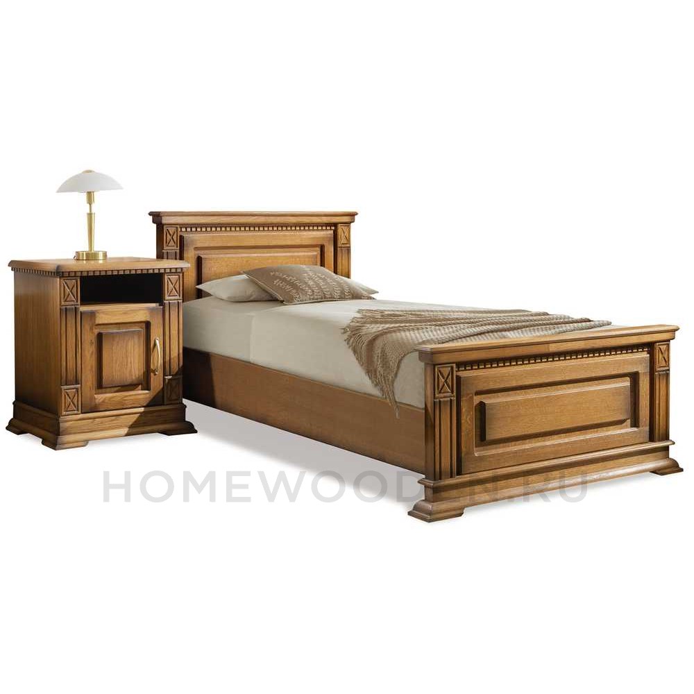 Кровать одинарная Верди Классик с высоким изножьем П3.0487.1.04 (434.05м)