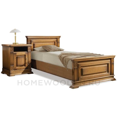 Кровать одинарная Верди Классик с высоким изножьем П3.0487.1.04 (434.05м)