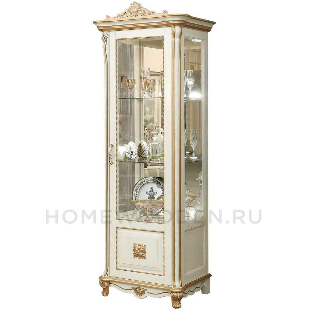 Шкаф-витрина Алези Люкс П1.349.0.08 (П350.08л)