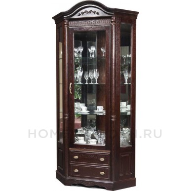Шкаф-витрина угловая Паола БМ2.671.0.07(2115)