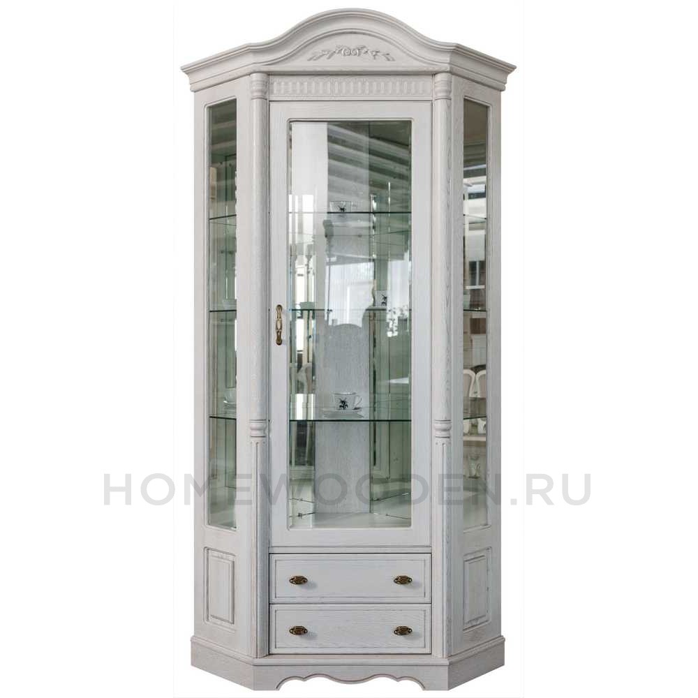 Шкаф-витрина угловая Паола БМ2.671.0.07(2115)