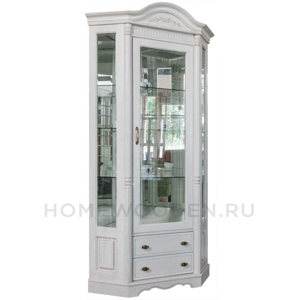 Шкаф-витрина угловая Паола БМ2.671.0.07(2115)
