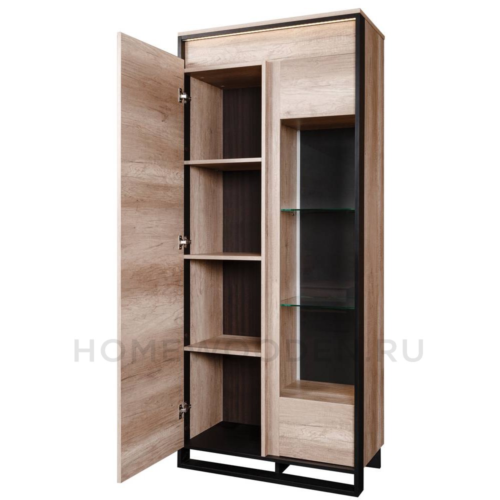 Шкаф с витриной Каньон П561.20-1