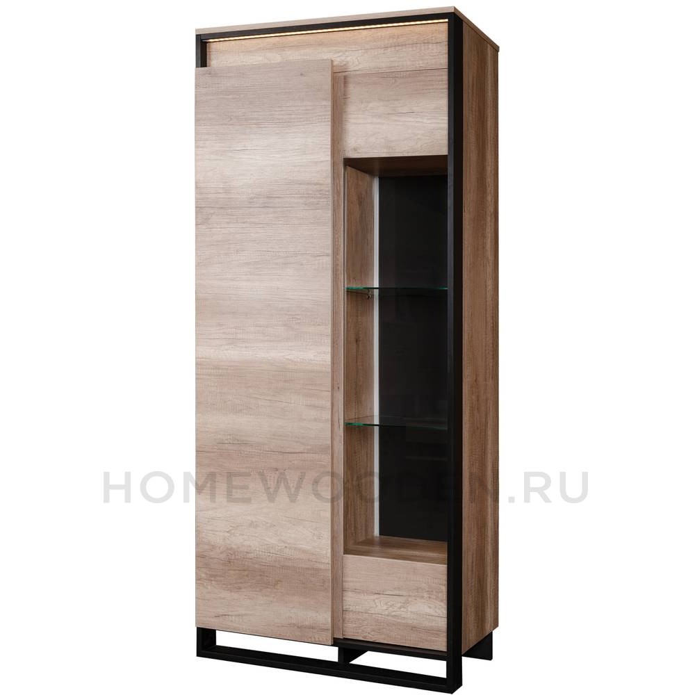 Шкаф с витриной Каньон П561.20-1