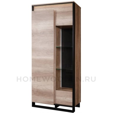 Шкаф с витриной Каньон П561.20-1