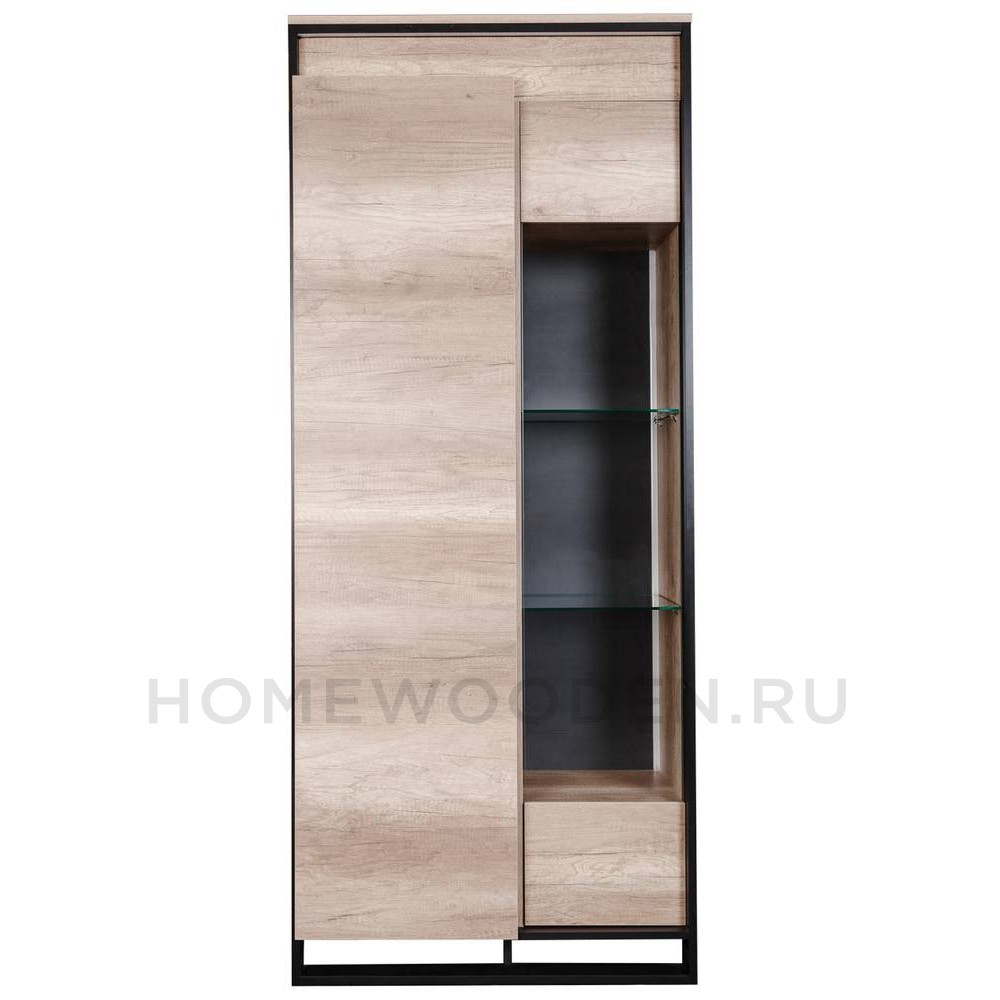 Шкаф с витриной Каньон П561.20-1