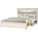 Кровать двойная Валенсия Классик с мягким изголовьем (П254.53)