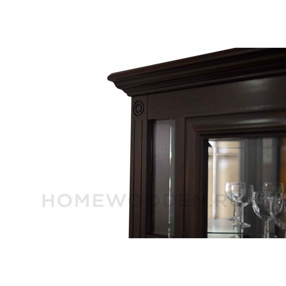 Шкаф с витриной угловой Полонез ММ-174-01У/01