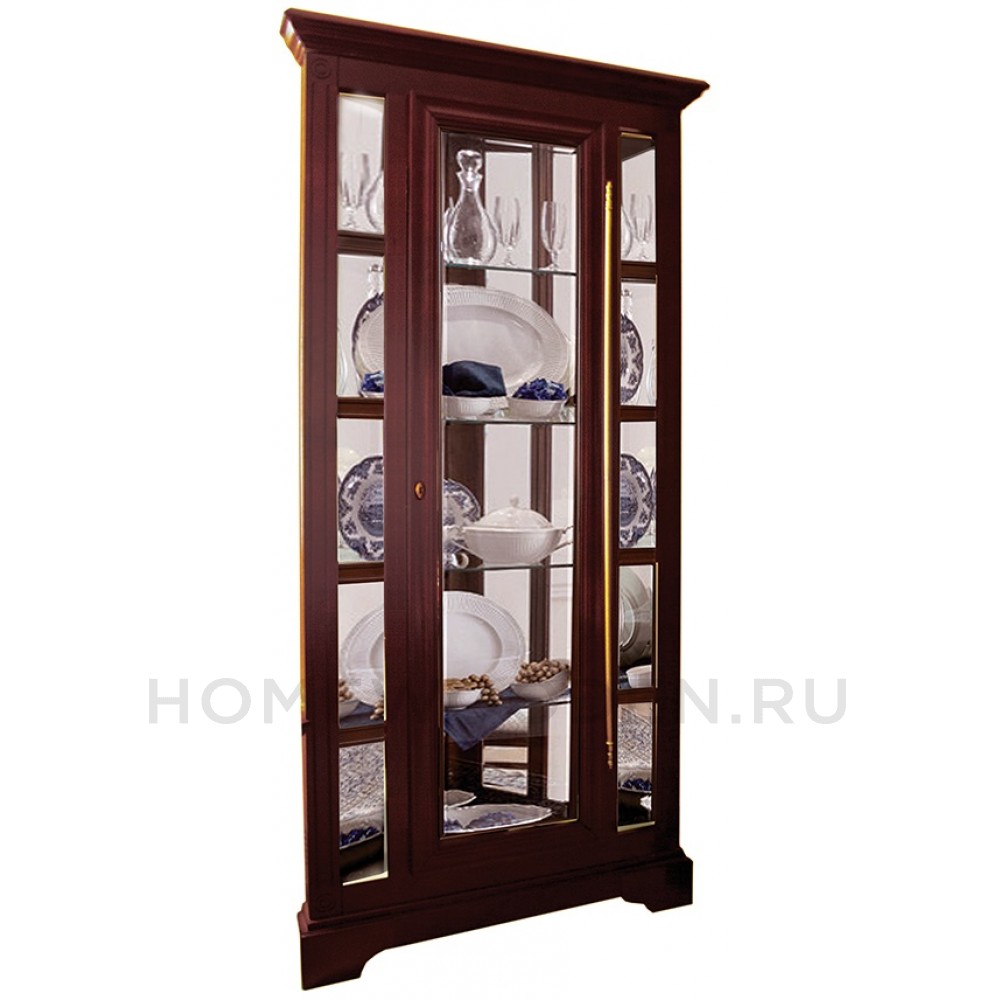 Шкаф с витриной угловой Полонез ММ-174-01У/01