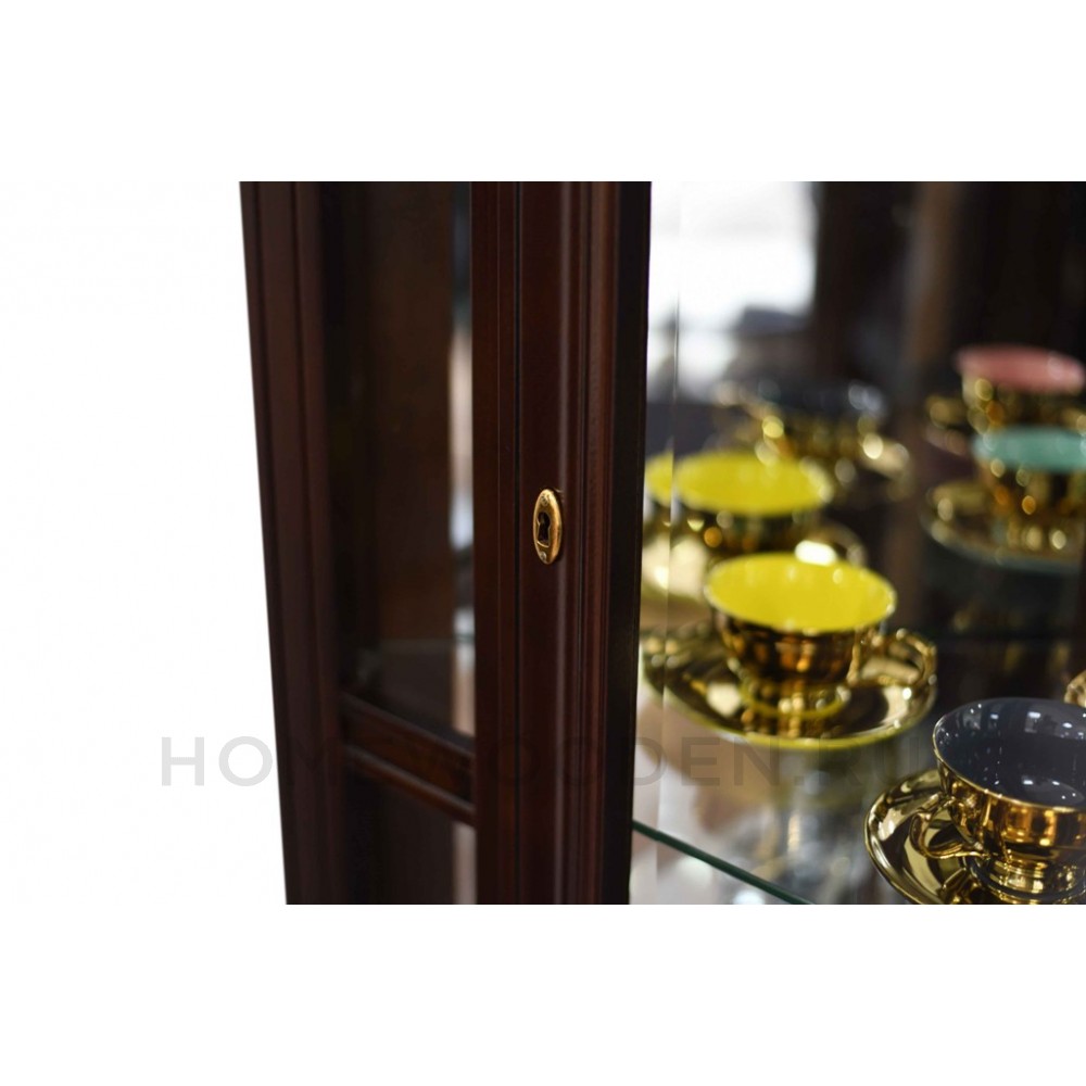 Шкаф с витриной угловой Полонез ММ-174-01У/01