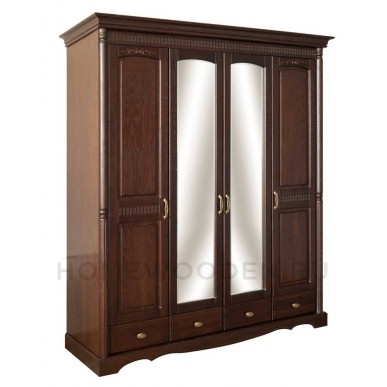 Шкаф для одежды 4д Паола БМ2.671.1.27(2164)