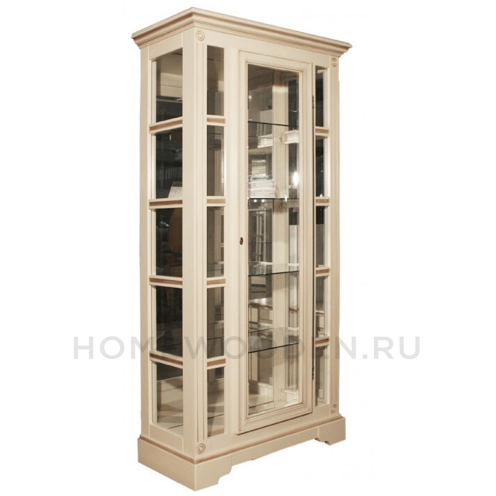 Шкаф с витриной Полонез ММ-174-01