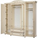 Шкаф для одежды 4д Валенсия Классик П3.0589.1.11 (П254.11)
