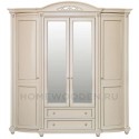 Шкаф для одежды 4д Валенсия Классик П3.0589.1.11 (П254.11)