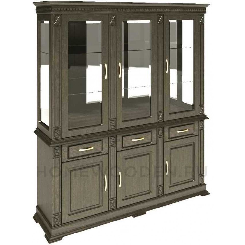 Шкаф комбинированный 3д Верди Классик П1.0487.0.20 (П487.20з)