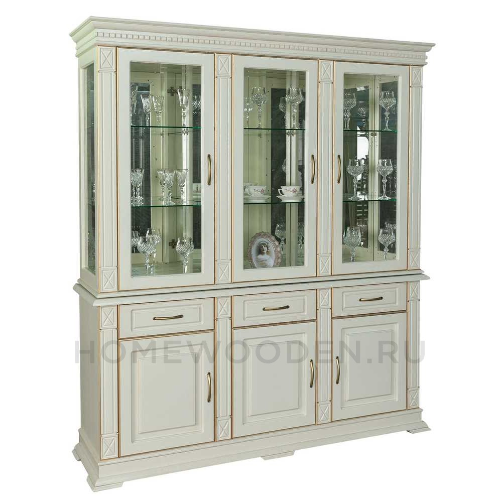 Шкаф комбинированный 3д Верди Классик П1.0487.0.20 (П487.20з)