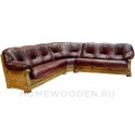 Кожаный диван угловой Милан 1 3Р-3