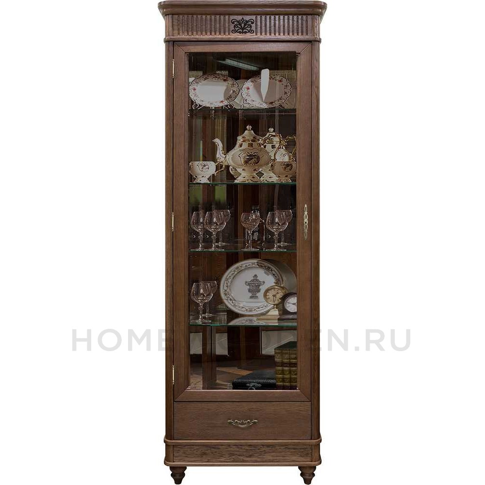 Шкаф с витриной Юстина 2371 БМ690