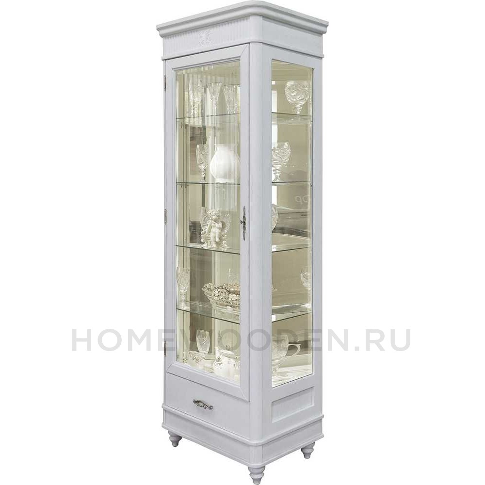 Шкаф с витриной Юстина 2371 БМ690