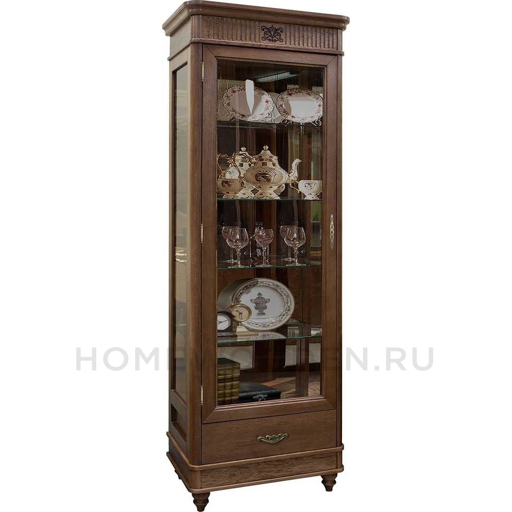 Шкаф с витриной Юстина 2371 БМ690