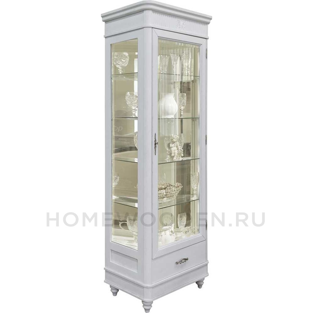 Шкаф с витриной Юстина 2371 БМ690