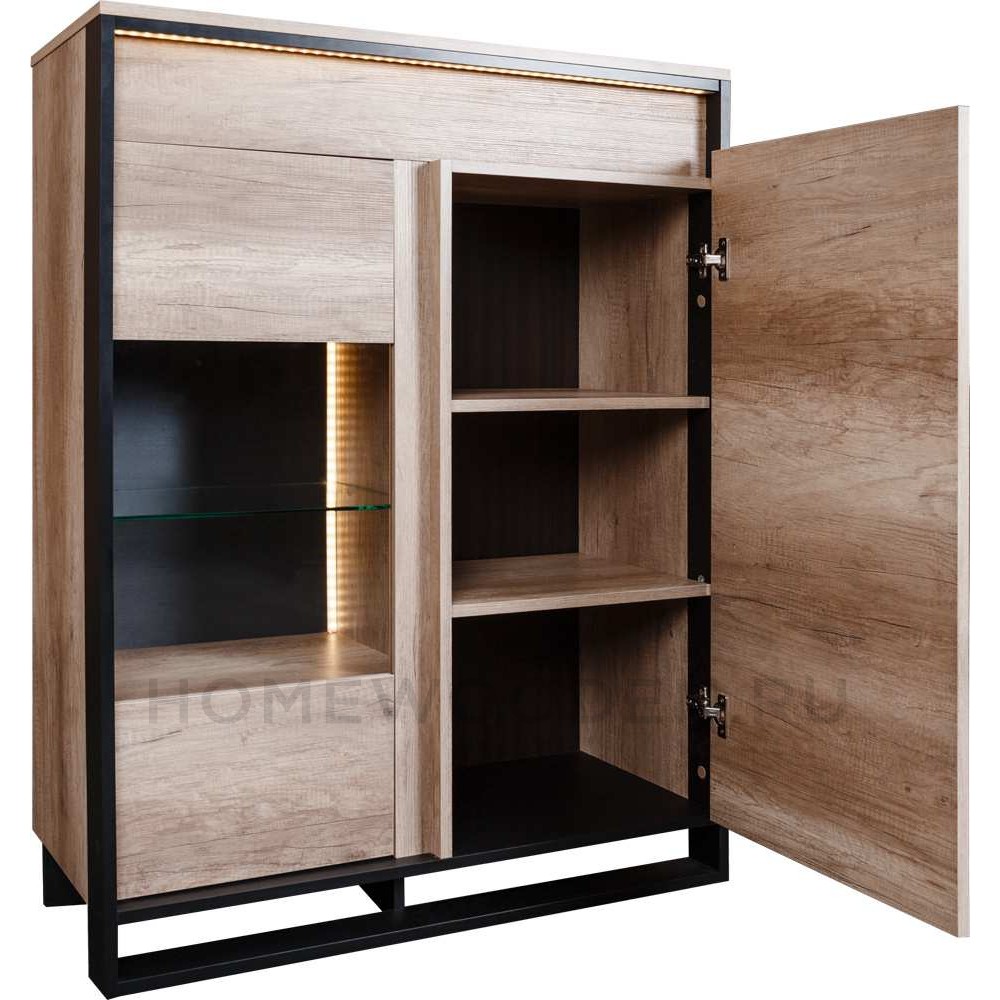 Тумба с витриной Каньон П561.09