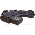 Диван угловой кожаный Редфорд 2
