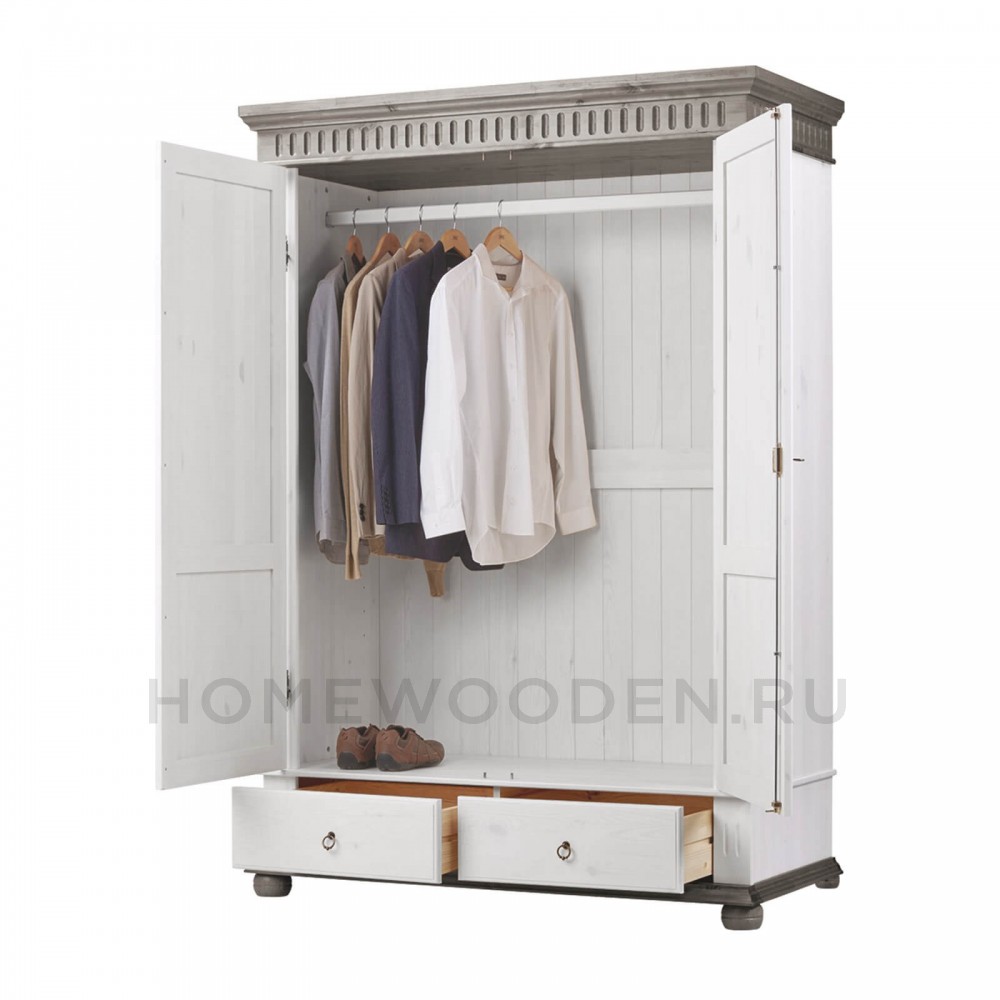 Шкаф "Хельсинки" 2GT из массива сосны