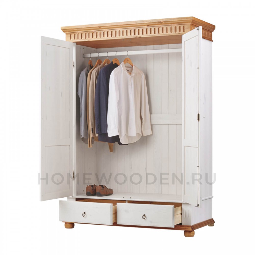 Шкаф "Хельсинки" 2GT из массива сосны