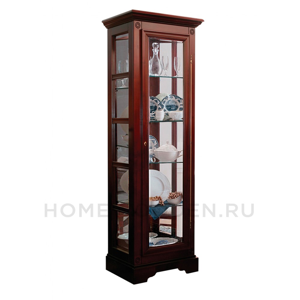 Шкаф с витриной Полонез ММ-174-05