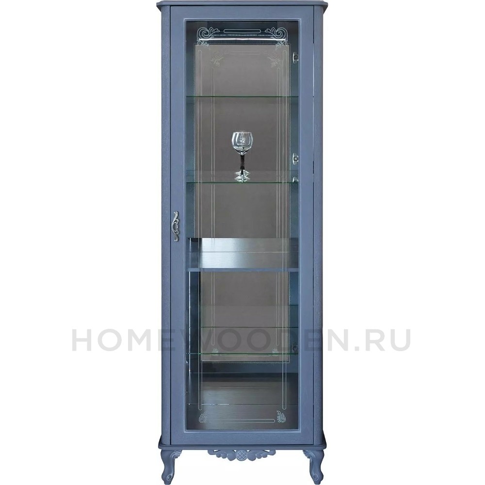 Шкаф с витриной Флорентина БМ2.851.0.05-01(2680-01)