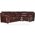 Диван угловой кожаный Плаза