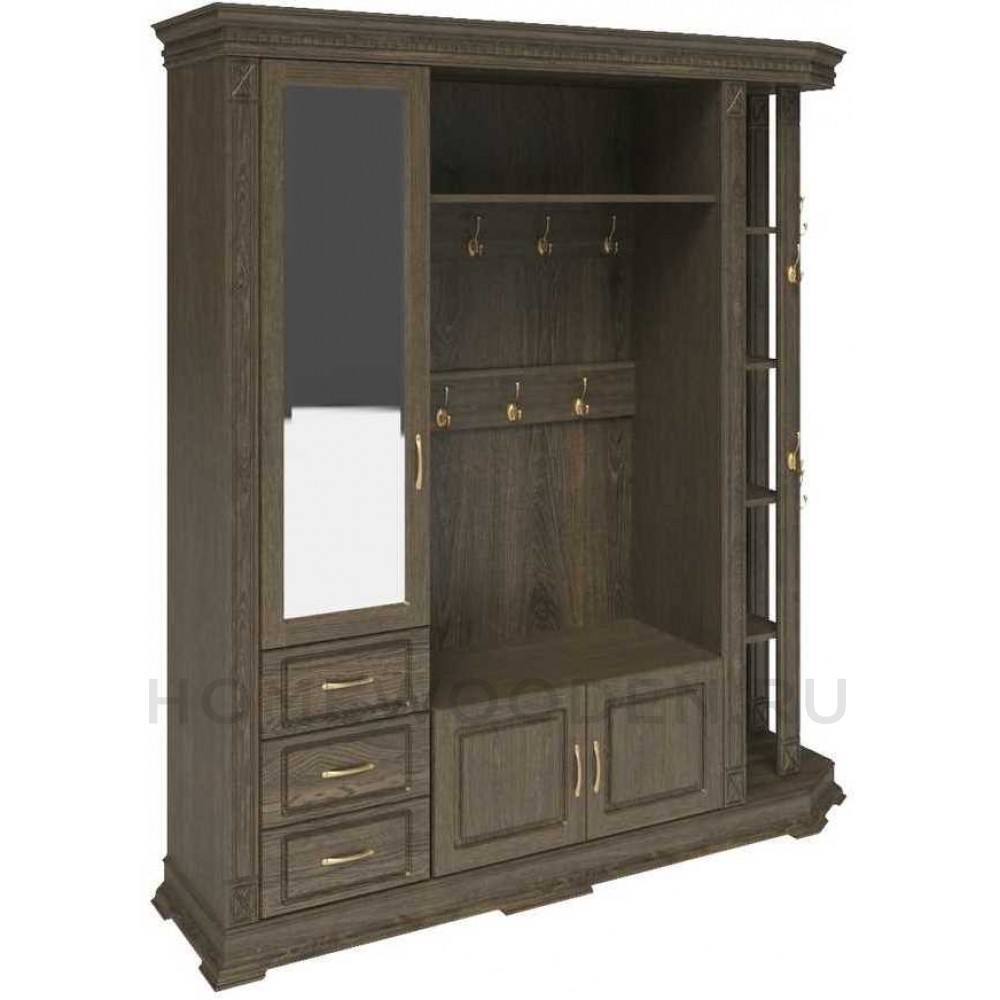 Шкаф комбинированный для прихожей Верди Классик П3.0487.3.32 (П433.02)