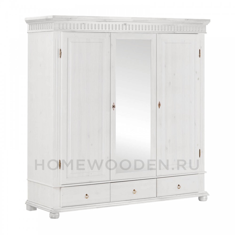 Шкаф "Хельсинки" 3SP-M из массива сосны