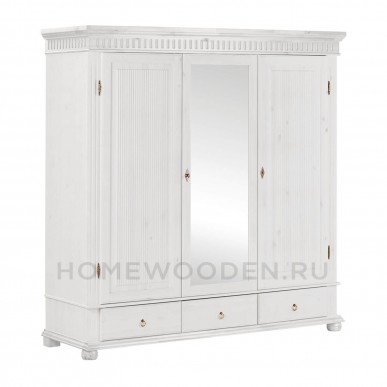 Шкаф "Хельсинки" 3SP-M из массива сосны