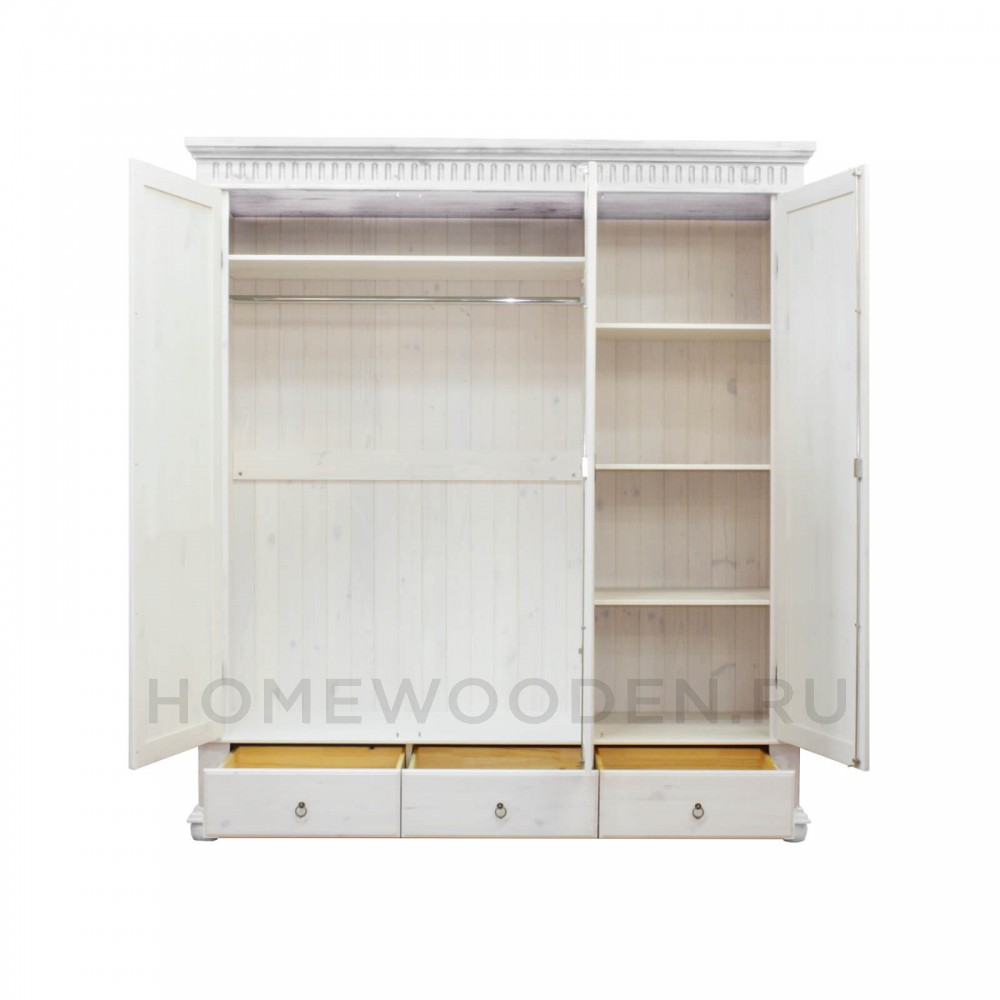Шкаф "Хельсинки" 3SP-M из массива сосны
