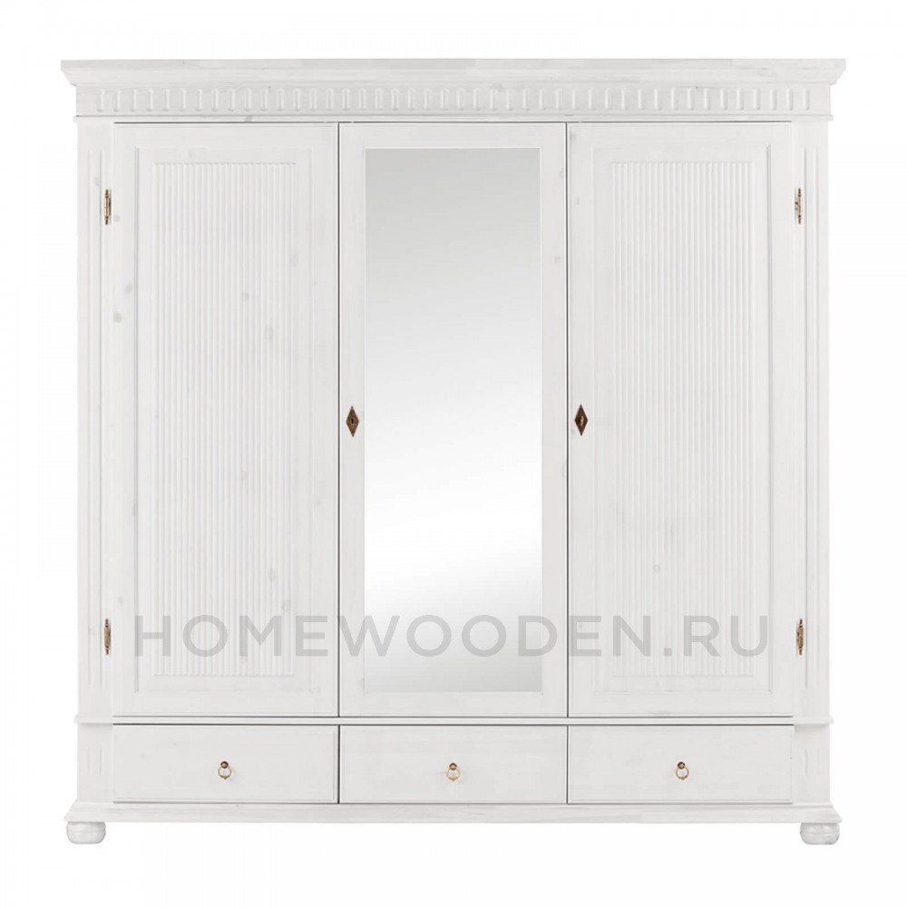 Шкаф "Хельсинки" 3SP-M из массива сосны