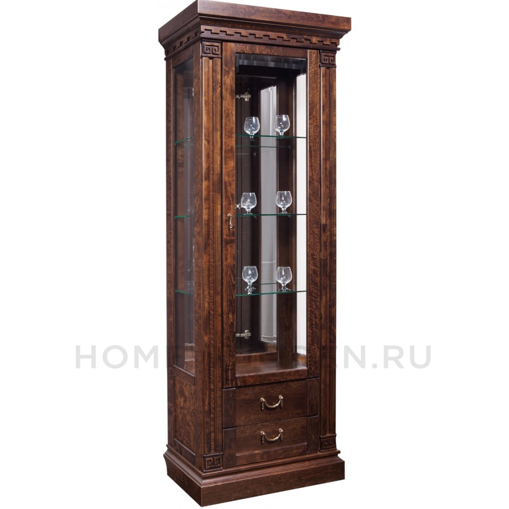 Шкаф с витриной Ривьера ГМ-5806
