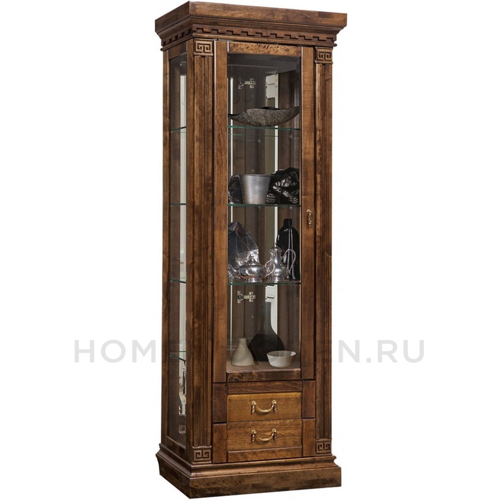 Шкаф с витриной Ривьера ГМ-5806