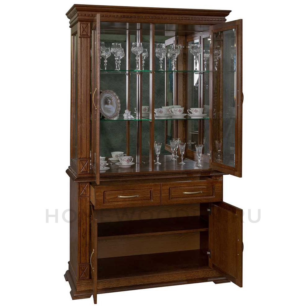 Шкаф комбинированный 2д Верди Классик П1.0487.0.19 (П487.19з)