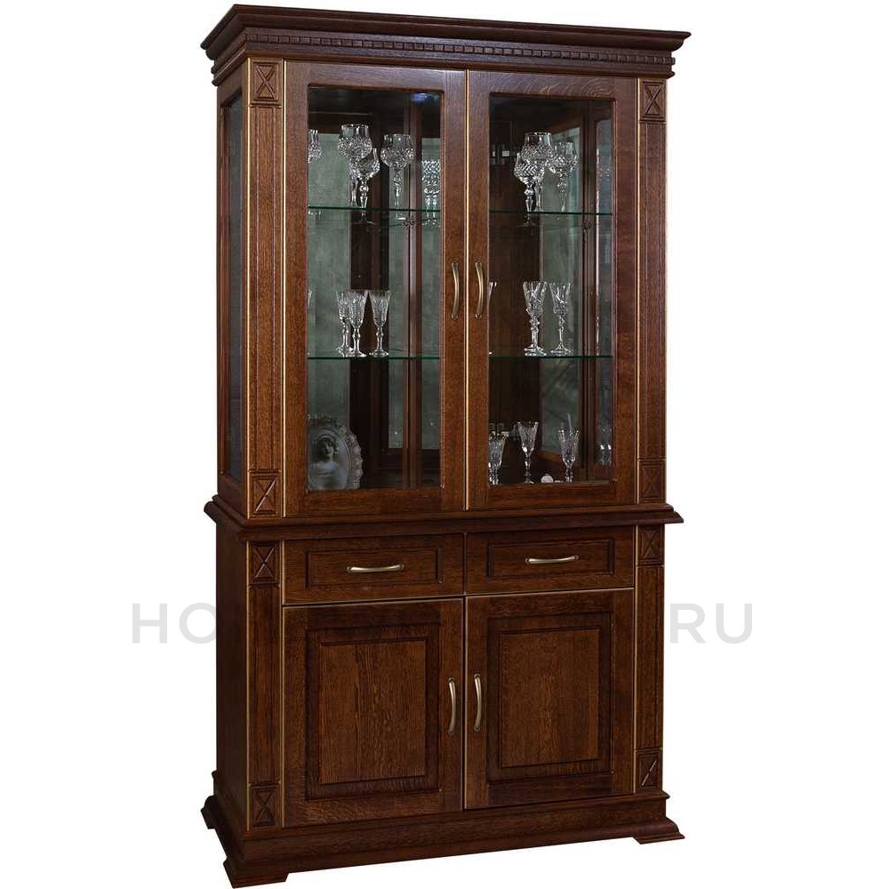 Шкаф комбинированный 2д Верди Классик П1.0487.0.19 (П487.19з)